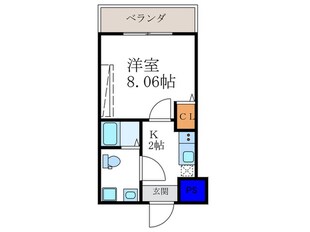 フラッティ千本寺之内北の物件間取画像